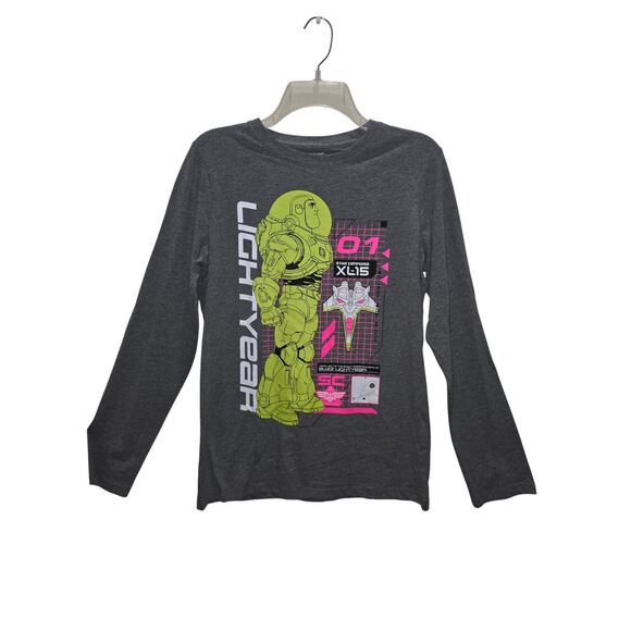 Disney Pixar Buzz Lightyear Boys Long Sleeve Graphic Tee Shirt Size XL NWT - Picture 3 of 12